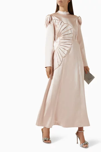 Embellished Design Maxi Dress
