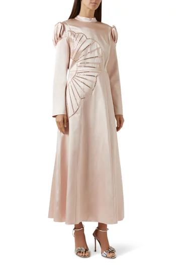 Embellished Design Maxi Dress
