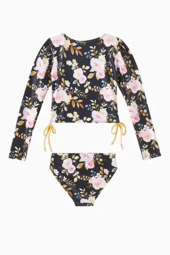 Two-piece Floral Swim Set