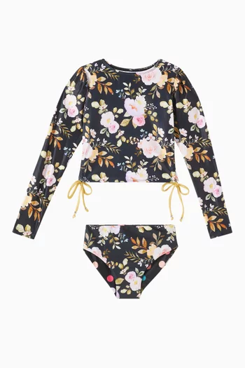 Two-piece Floral Swim Set