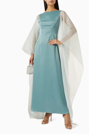 قفطان بأكمام واسعة كريب