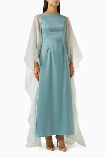 قفطان بأكمام واسعة كريب