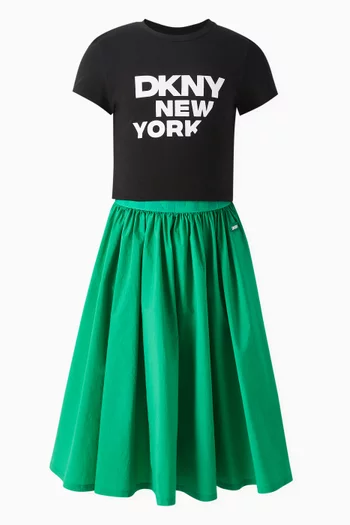 Logo Print T-shirt in Cotton