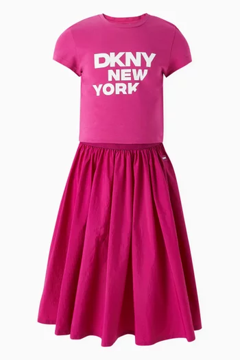 Logo Print T-shirt in Cotton