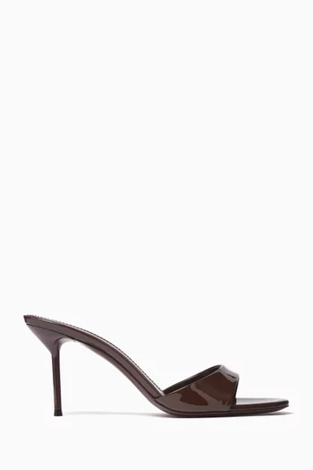 Lidia 70 Mule Sandals in Patent Leather