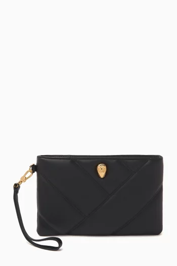 Serpenti Forever Pouch in Leather