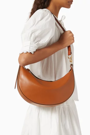 Small Twyla Hobo Bag in Calfskin Leather
