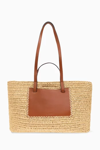 Large Lali Tote Bag in Raffia