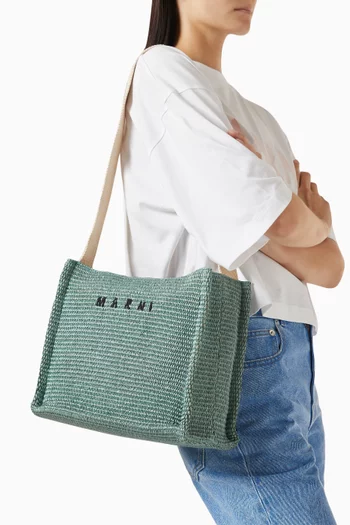 Small Tote Bag in Cotton Blend