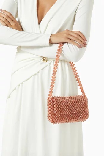 Clover Shoulder Bag in Acrylic Beads