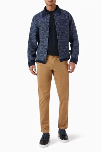Geo Cardigan in Organic Cotton