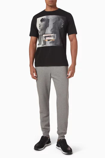 تي شيرت بطبعة رائد فضاء قطن عضوي