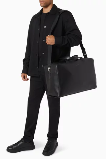 Weekender Travel Bag in Leather