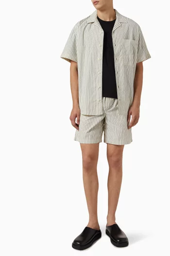 شورت سهل الارتداء قطن بوبلين