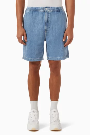 شورت فضفاض سهل الارتداء دينم ولايوسيل