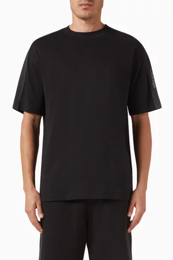 Logo Tape T-shirt in Cotton-jersey