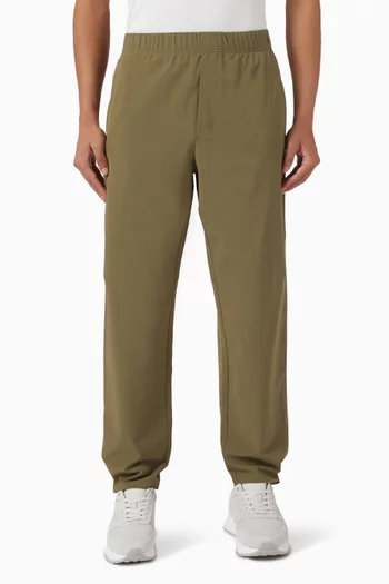 Logo Waistband Woven Sweatpants