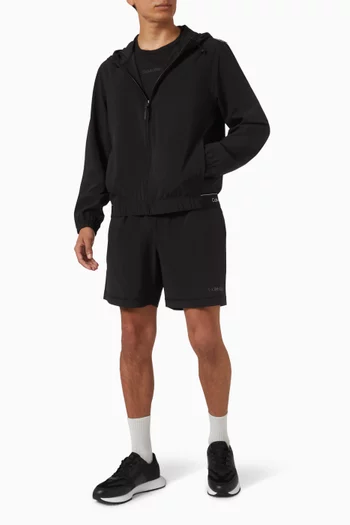 Logo Hooded Wind Jacket