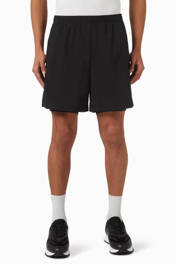 2-in-1 Gym Shorts in Stretch-fabric