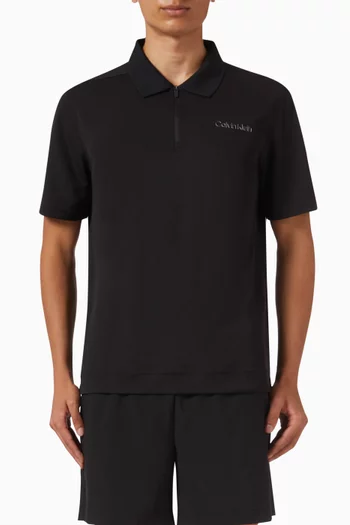 Logo Sport Polo Shirt in Jersey
