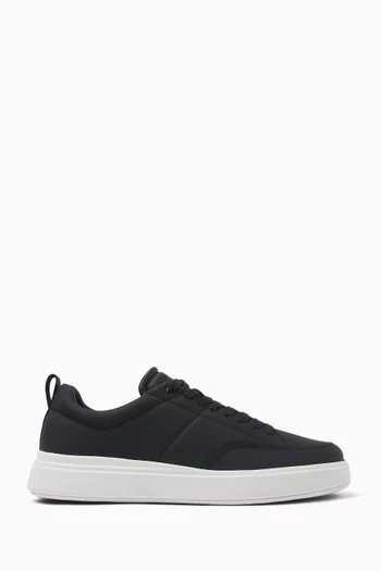 Padded Sneakers in Leather
