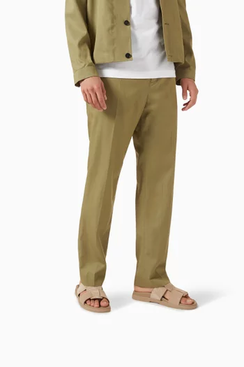 Double T Lug Sandals in Suede