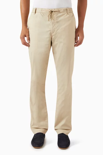 Paper Touch Straight-leg Chino Pants