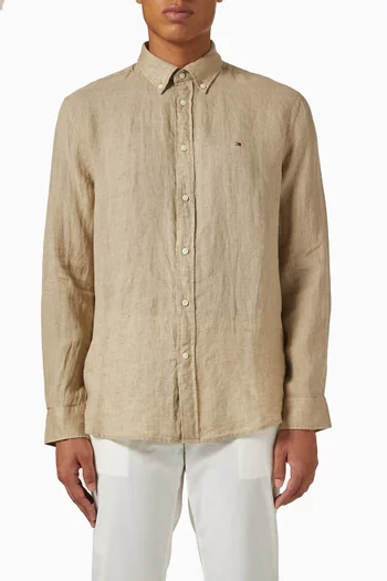 Regular-fit Shirt in Linen
