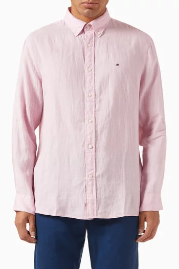 Pigment-dyed Shirt in Linen