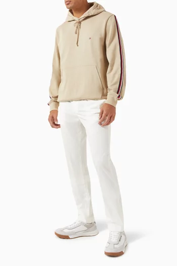 Global Stripe Hoodie in Cotton