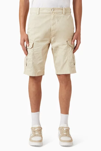 شورت كارغو أوتيس بقصة ساق مستقيمة قطن تويل