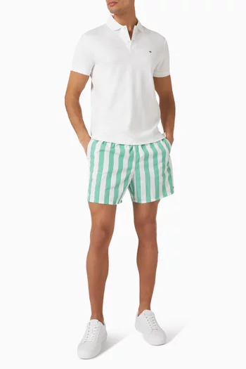 Printed Mid-length Swim Shorts