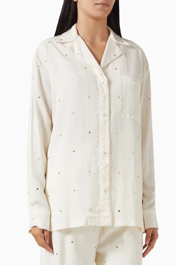 Crystal Oversized Shirt in Viscose