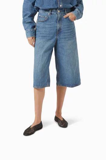 South Ballet Flats in Woven Leather