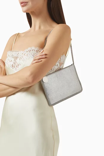 Falabella Pochette Shoulder Bag in Faux Shaggy Deer