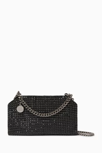 Falabella Shoulder Bag in Crystal Mesh