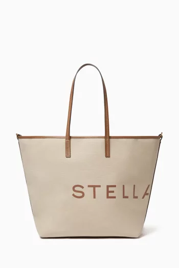 Logo Tote Bag in Bananatex® Canvas