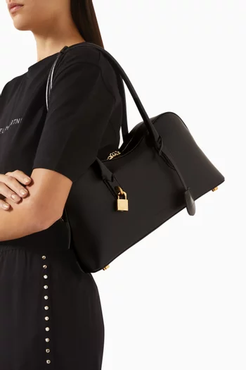 Medium Ryder Shoulder Bag in Grained Eco Mat Leather