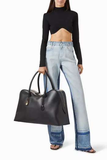 X-Large Ryder Shoulder Bag in Grained Eco Mat Leather