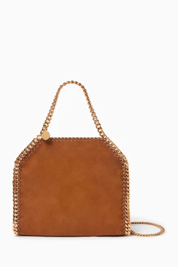 Mini Falabella Fold-over Tote Bag in Alter Suede