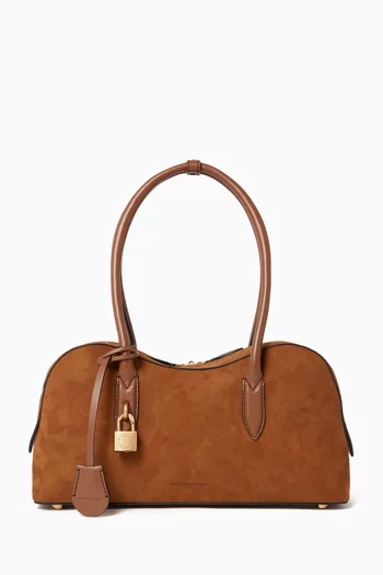 Medium Ryder Shoulder Bag in Alter Suede