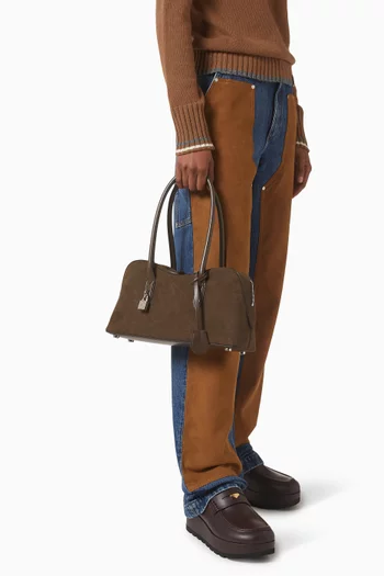 حقيبة كتف رايدر متوسطة شمواه صناعي