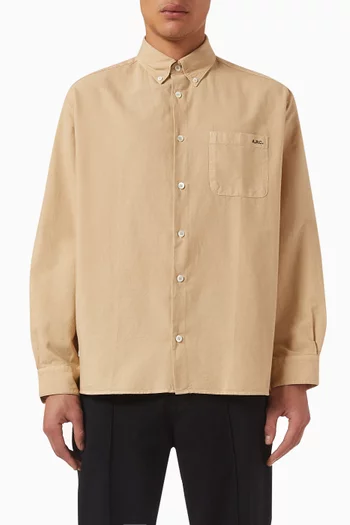 Mateo Logo Shirt in Cotton