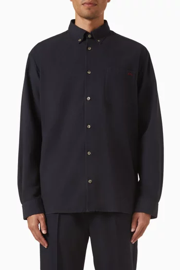 قميص ماتيو بشعار الماركة قطن