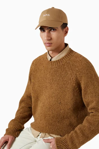 Charlie Baseball Cap in Cotton-canvas