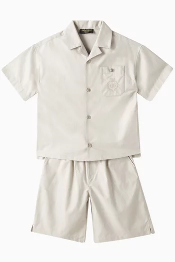 DG Logo Shirt in Poplin