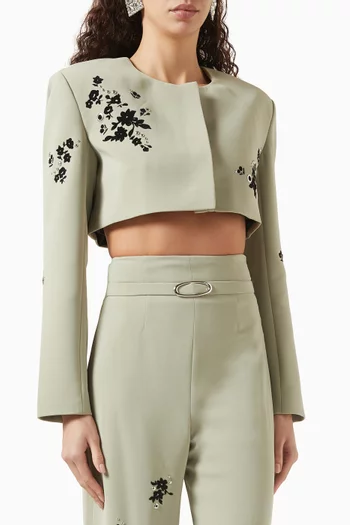 Studded Garden Crop Jacket