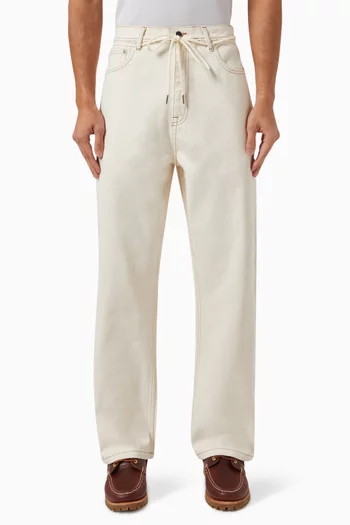 Straight Leg Jeans in Denim