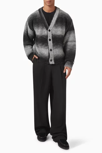 Ombré Brushed Cardigan in Knit