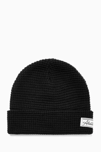 Waffle Script Beanie